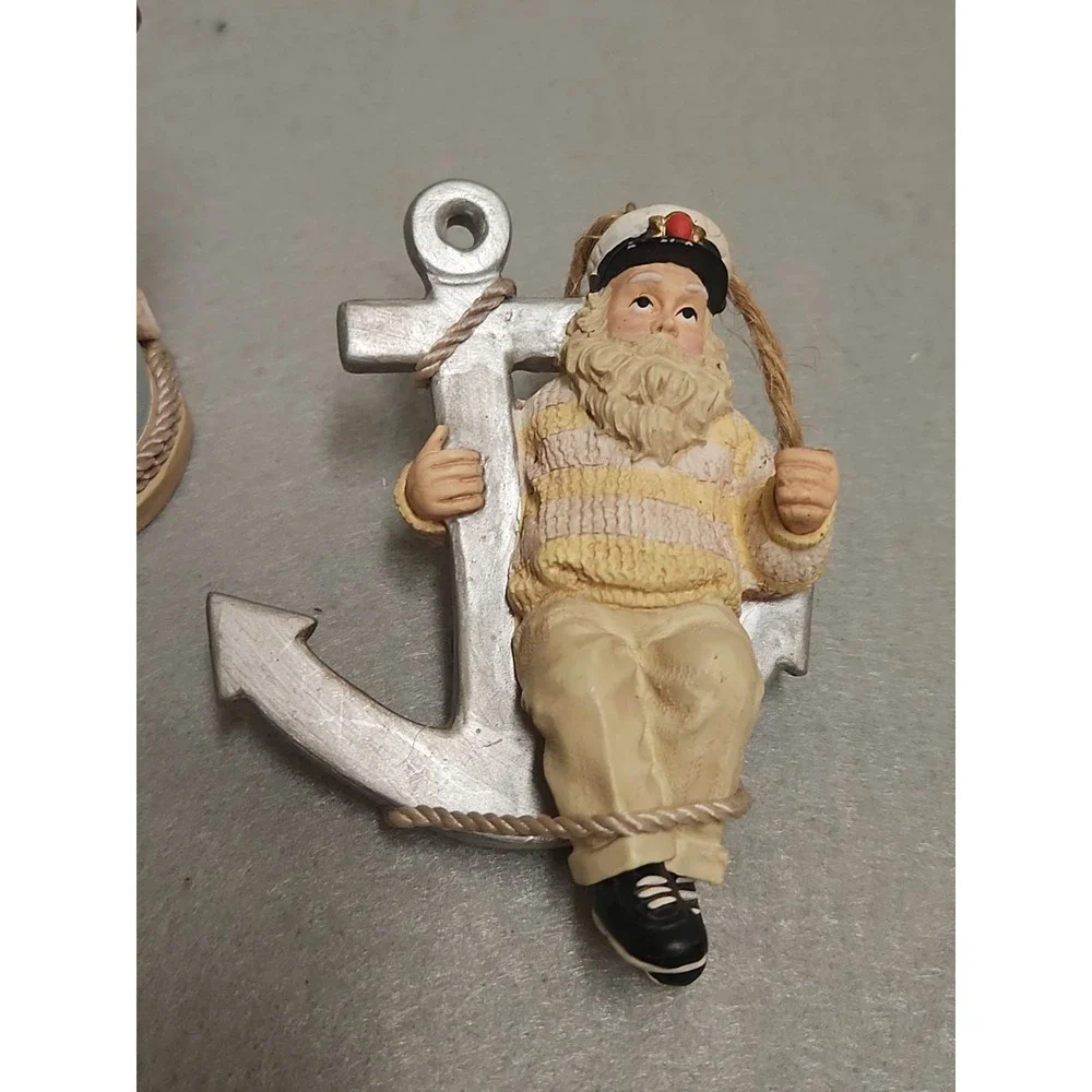 Lot Of 2 Old Salt Sailor Ornaments